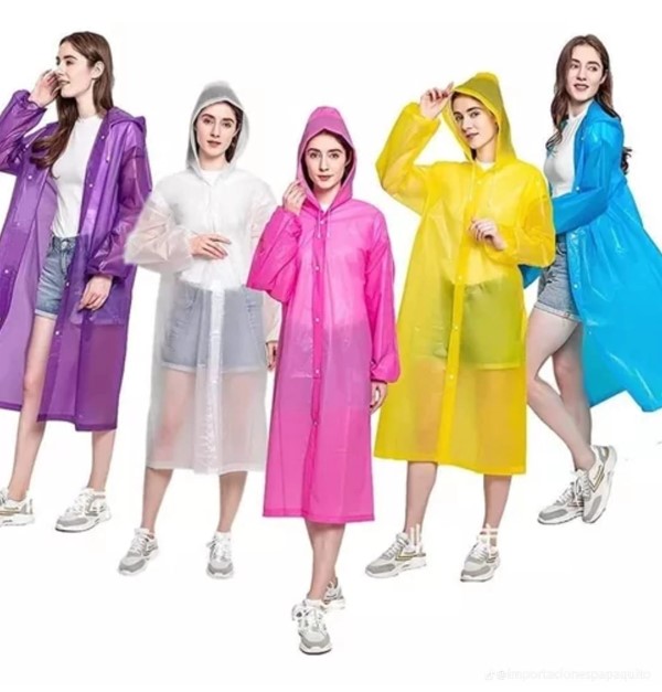 Ponchos de Lluvia Impermeable para Adultos